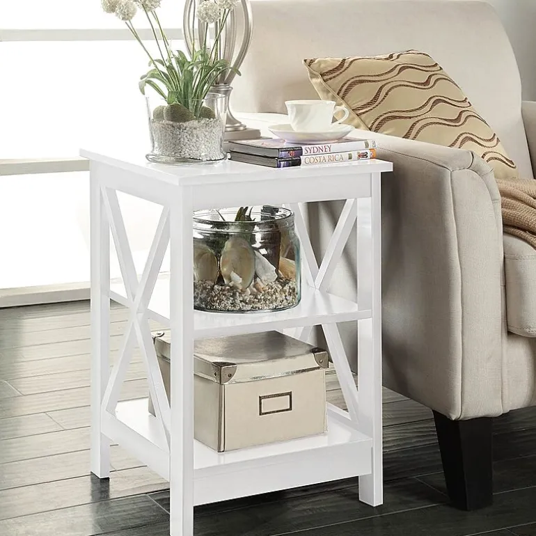 Oxford End Table with Shelves