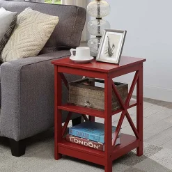 Oxford End Table with Shelves