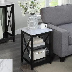 Oxford End Table with Shelves