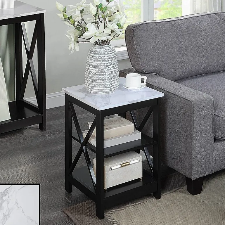 Oxford End Table with Shelves