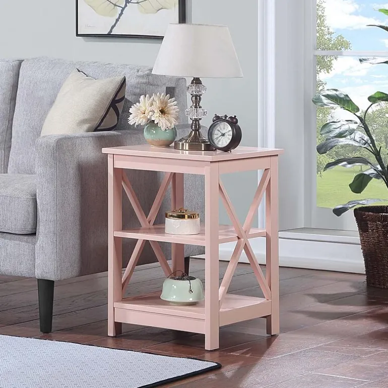 Oxford End Table with Shelves