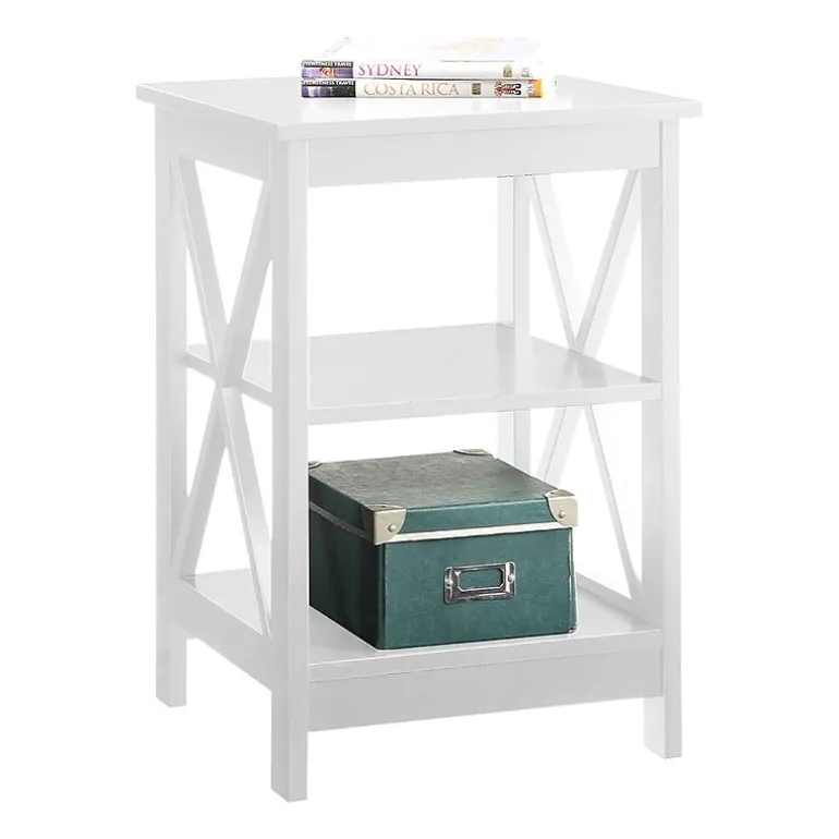 Oxford End Table with Shelves