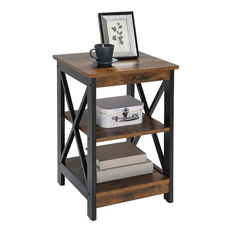 Oxford End Table with Shelves