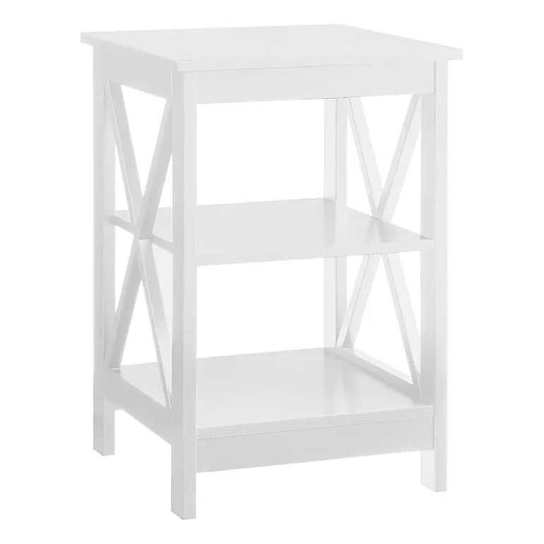 Oxford End Table with Shelves