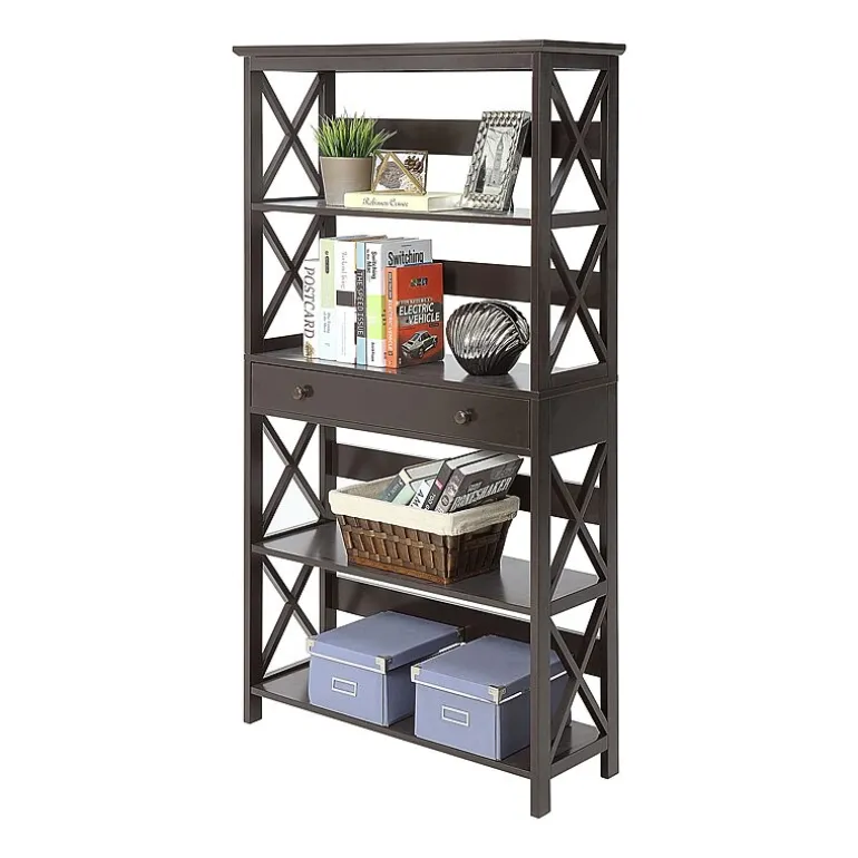 Oxford 5-Shelf Bookcase