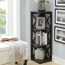 Oxford 3-Tier Corner Bookcase