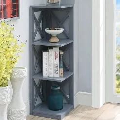 Oxford 3-Tier Corner Bookcase