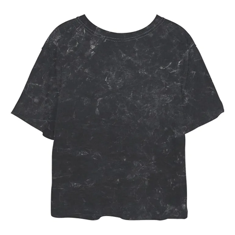 Paddy Animal Cropped Tee Womens Juniors Crew Neck Short Sleeve Regular Fit Care Bears Graphic T-Shirt