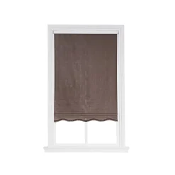 Paige Cut-To-Width Cordless Blackout Fringed Roller Shade
