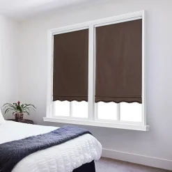 Paige Cut-To-Width Cordless Blackout Fringed Roller Shade