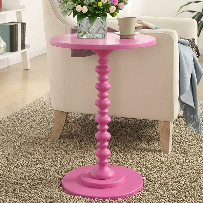 Palm Spindle End Table