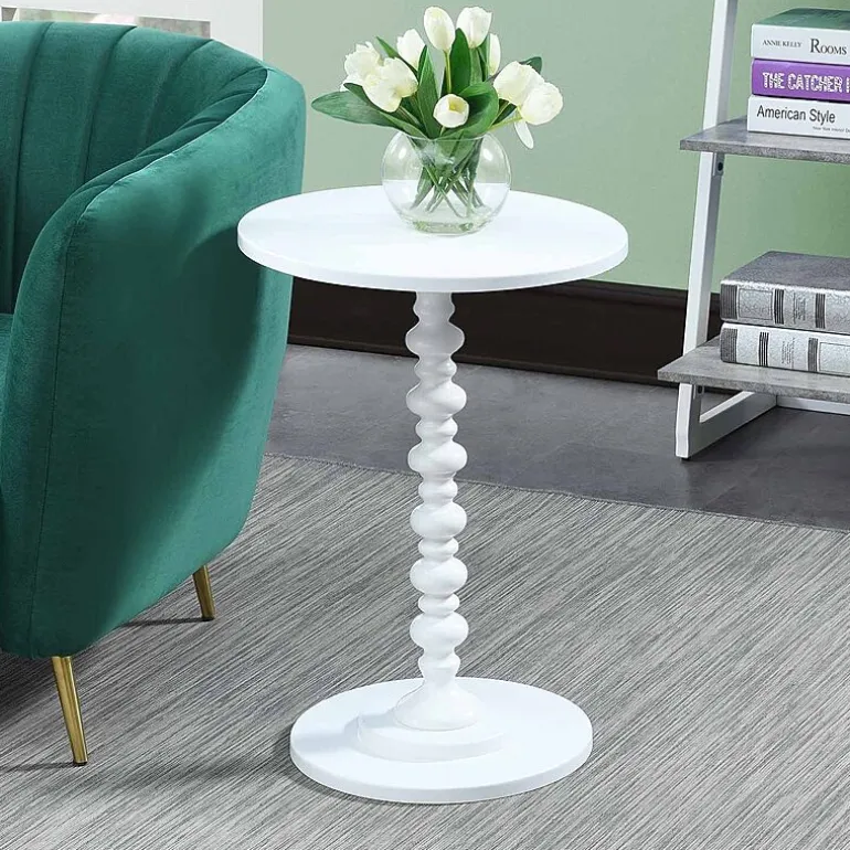 Palm Spindle End Table