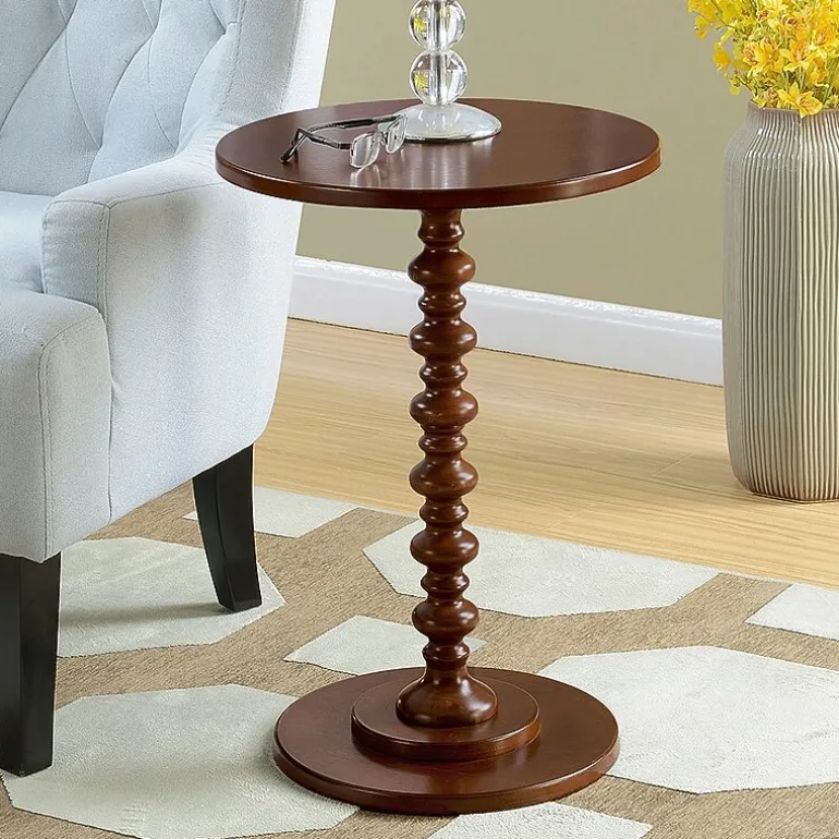 Palm Spindle End Table