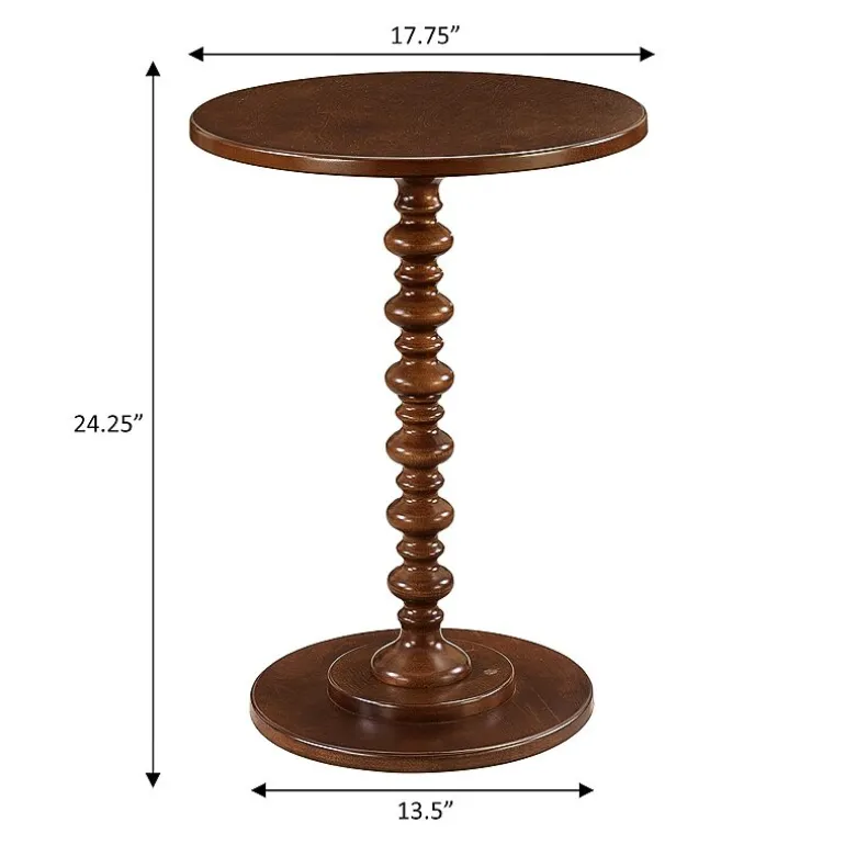 Palm Spindle End Table