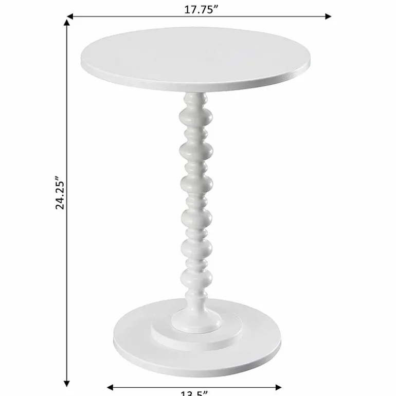 Palm Spindle End Table