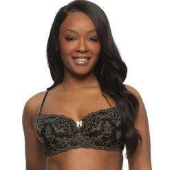 Paramour Lola Lace Demi Underwire Unlined Balconette Bra 125181