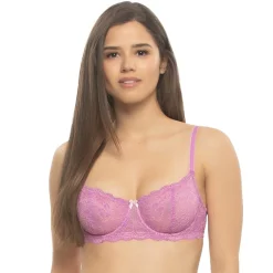 Paramour Lola Lace Demi Underwire Unlined Balconette Bra 125181