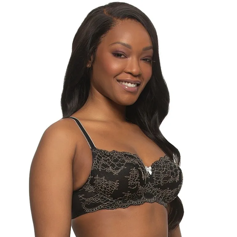 Paramour Lola Lace Demi Underwire Unlined Balconette Bra 125181