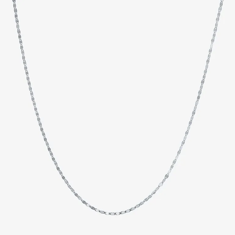 2-pc.Birthstone Necklace Set in Pure Silver Over Brass