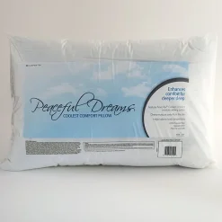Peaceful Dreams Coolest Comfort Bed Pillow
