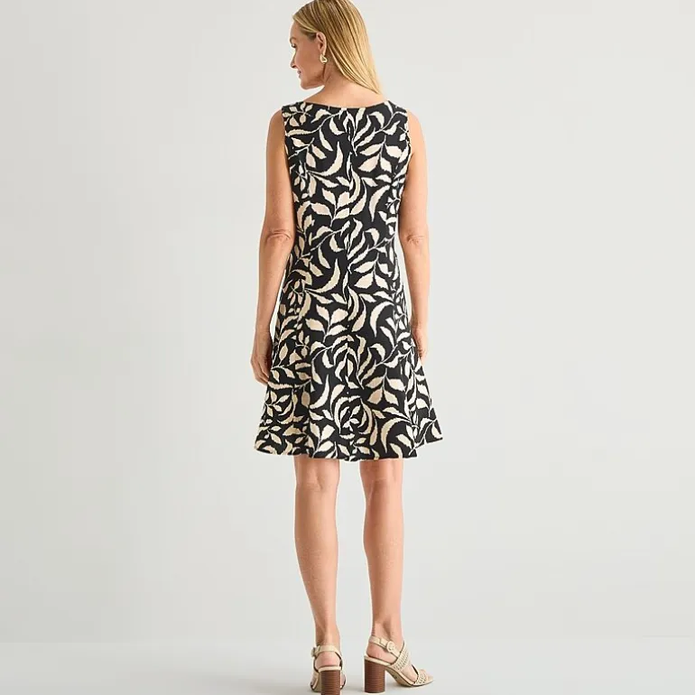 Perceptions Womens Floral Jacket Dress