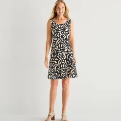 Perceptions Womens Floral Jacket Dress