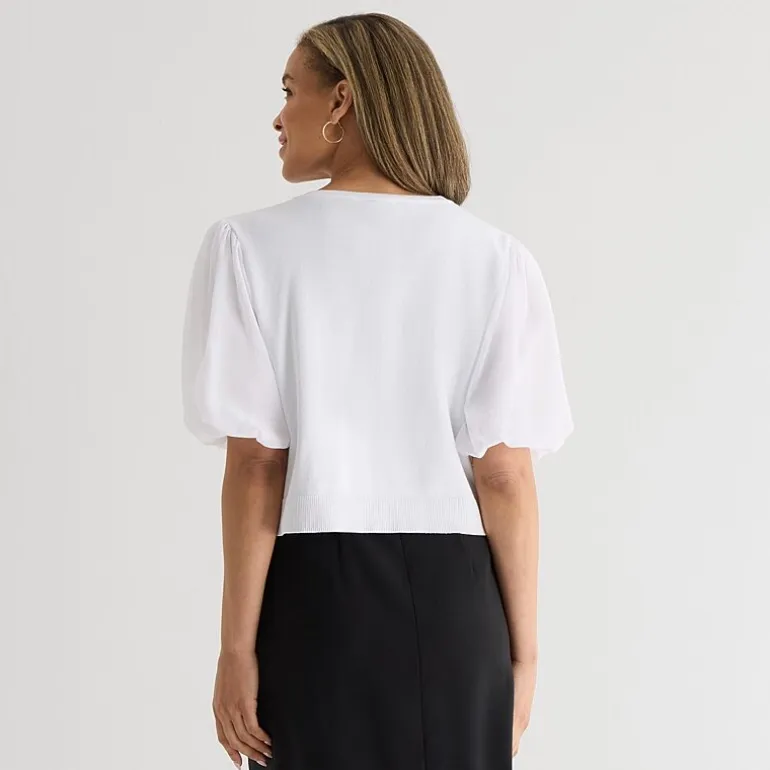 Perceptions Womens Short Sleeve Shrug