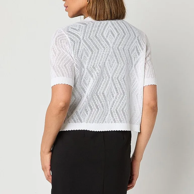 Perceptions Womens Short Sleeve Shrug