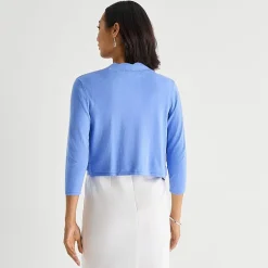 Perceptions Womens 3/4 Sleeve Shrug