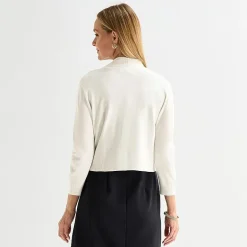 Perceptions Womens 3/4 Sleeve Shrug