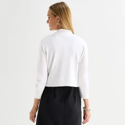 Perceptions Womens 3/4 Sleeve Shrug
