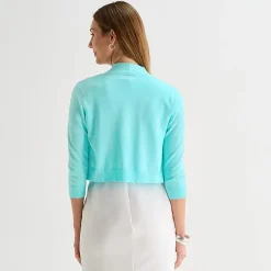 Perceptions Womens 3/4 Sleeve Shrug