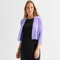 Perceptions Womens 3/4 Sleeve Shrug