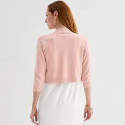 Perceptions Womens 3/4 Sleeve Shrug