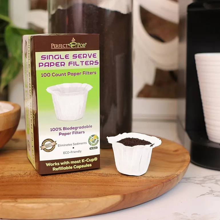 Perfect Pod Single Serve 100 Ct Paper Filters