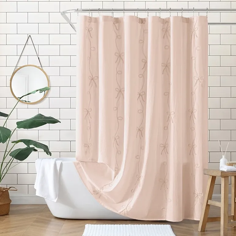 Peri Home Sasha Bows Shower Curtain