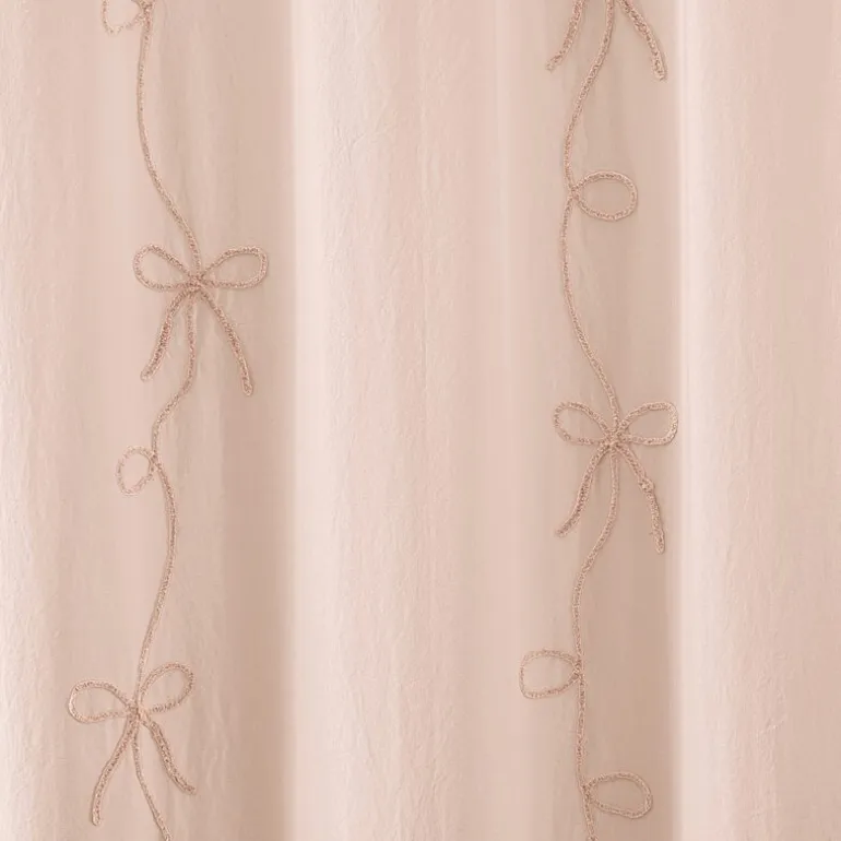 Peri Home Sasha Bows Shower Curtain