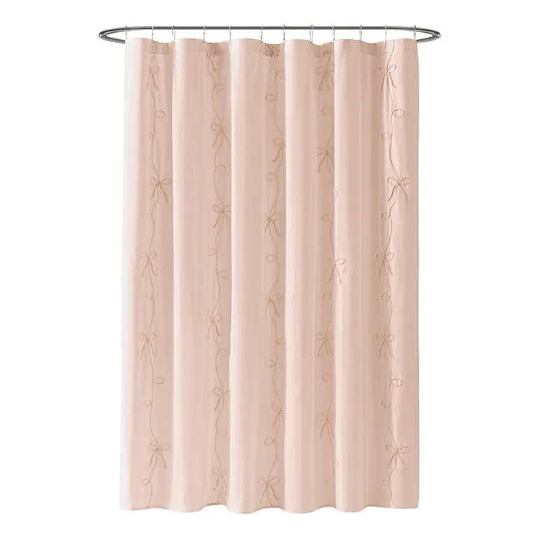 Peri Home Sasha Bows Shower Curtain