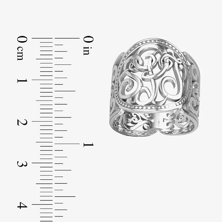 Personalized 18mm Script Monogram Ring
