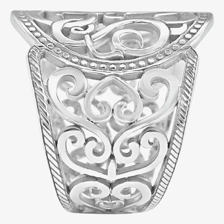 Personalized 18mm Script Monogram Ring