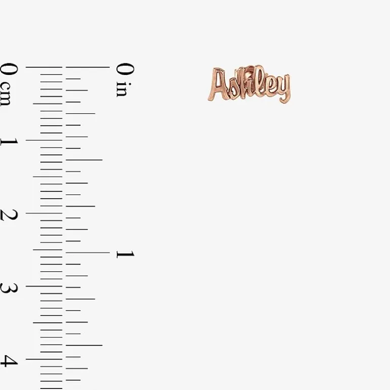 Personalized Name Script Earrings