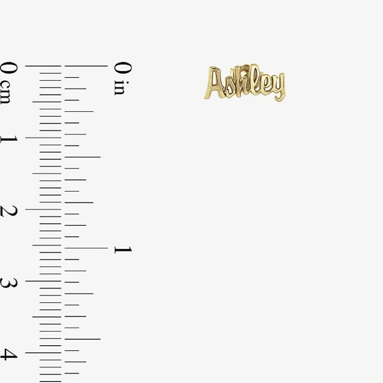 Personalized Name Script Earrings