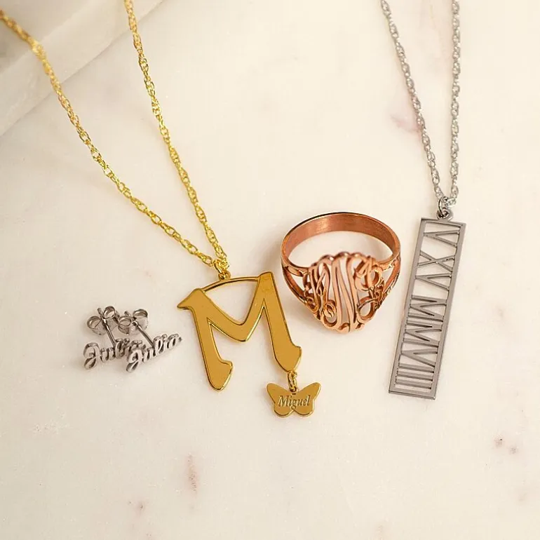 Personalized Name Script Earrings