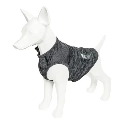 Pet Life ® Active 'Aero-Pawlse' Heathered Quick-Dry and 4-Way Stretch Performance Dog Tank Top T-Shirt