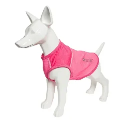 Pet Life ® Active 'Aero-Pawlse' Heathered Quick-Dry and 4-Way Stretch Performance Dog Tank Top T-Shirt