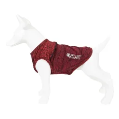 Pet Life ® Active 'Aero-Pawlse' Heathered Quick-Dry and 4-Way Stretch Performance Dog Tank Top T-Shirt
