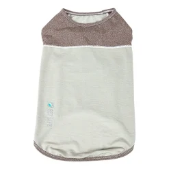 Pet Life ® Active 'Aero-Pawlse' Heathered Quick-Dry and 4-Way Stretch Performance Dog Tank Top T-Shirt