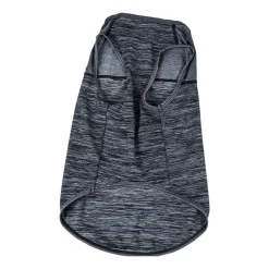 Pet Life ® Active 'Aero-Pawlse' Heathered Quick-Dry and 4-Way Stretch Performance Dog Tank Top T-Shirt