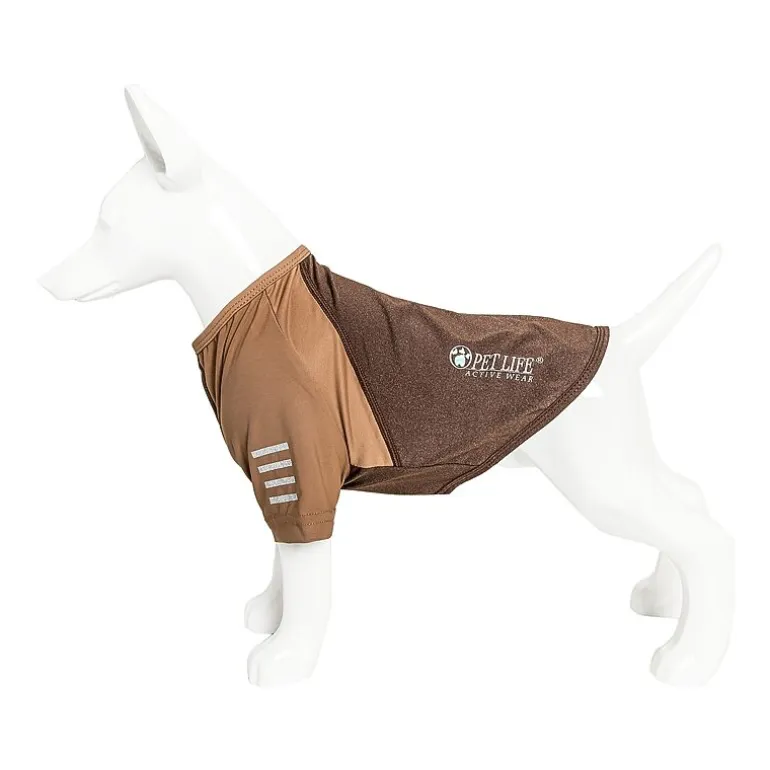 Pet Life ® Active 'Hybreed' 4-Way Stretch Two-Toned Performance Dog T-Shirt