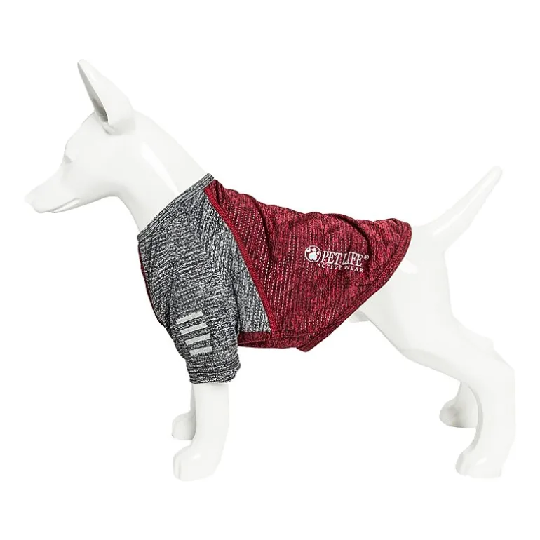 Pet Life ® Active 'Hybreed' 4-Way Stretch Two-Toned Performance Dog T-Shirt